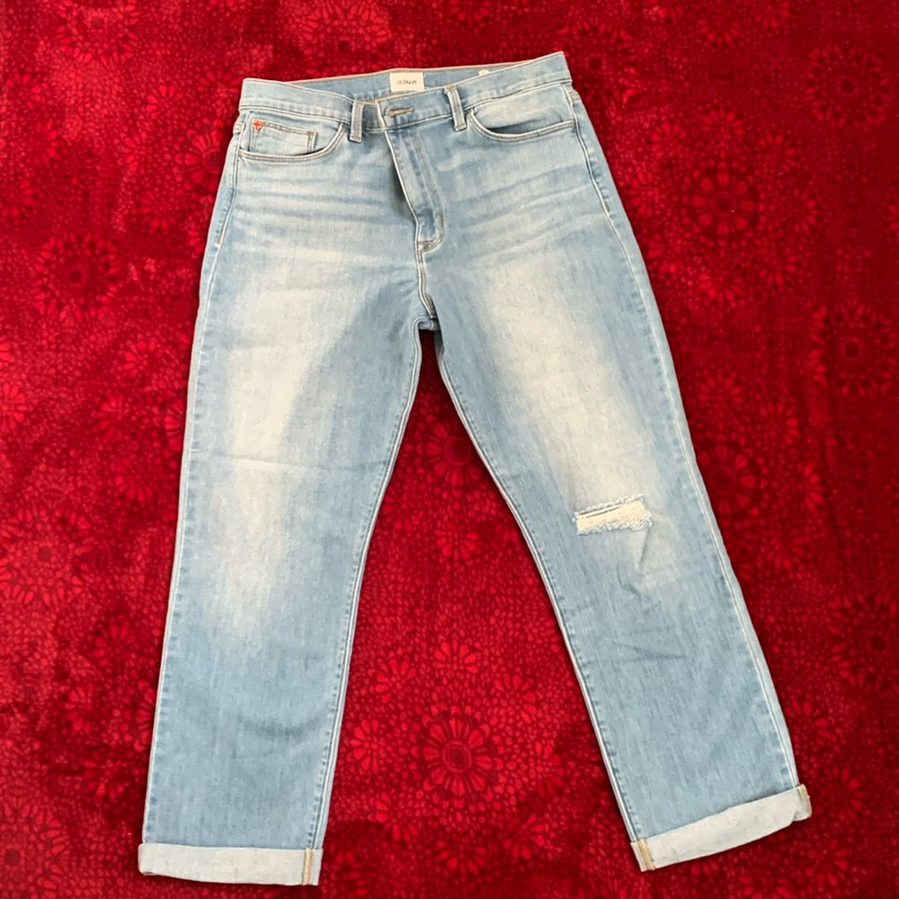 Hudson Blair high rise straight crop